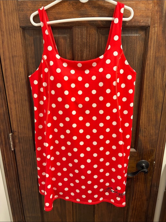 Disney Dresses & Skirts - Disney Minnie Mouse Red and White Polka Dot athletic dress.